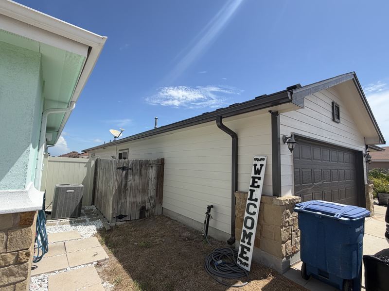 White siding and stone home — Corpus Christi, TX