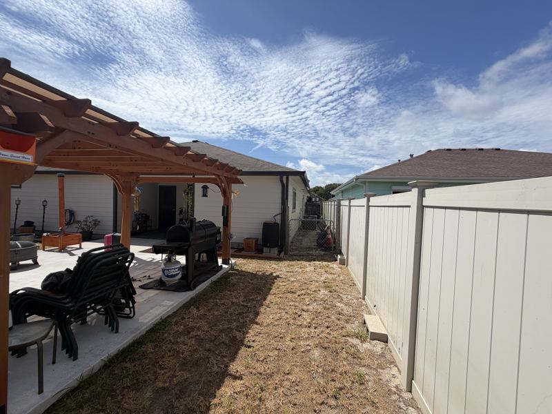 White siding and stone home — Corpus Christi, TX