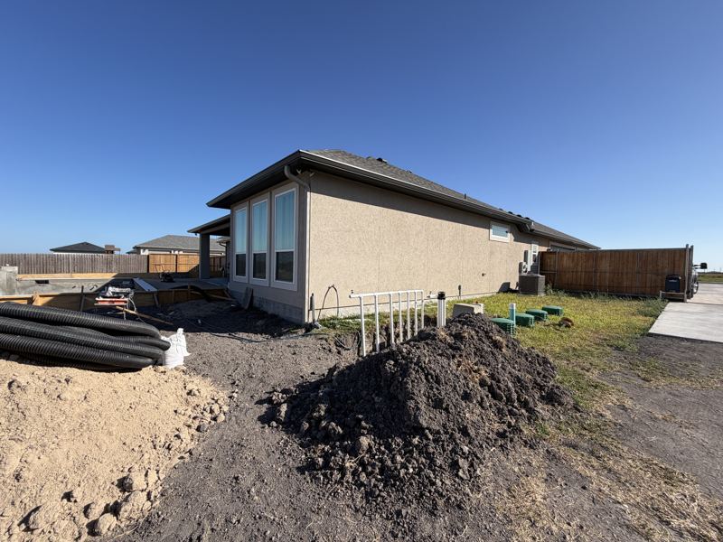 New-build stucco home — Corpus Christi area, TX