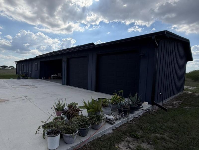 Navy metal building and shop — Corpus Christi Area, Oct 2026