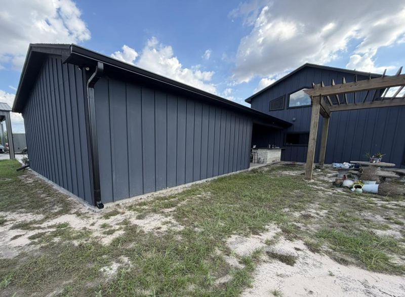 Navy metal building and shop — Corpus Christi Area, Oct 2026